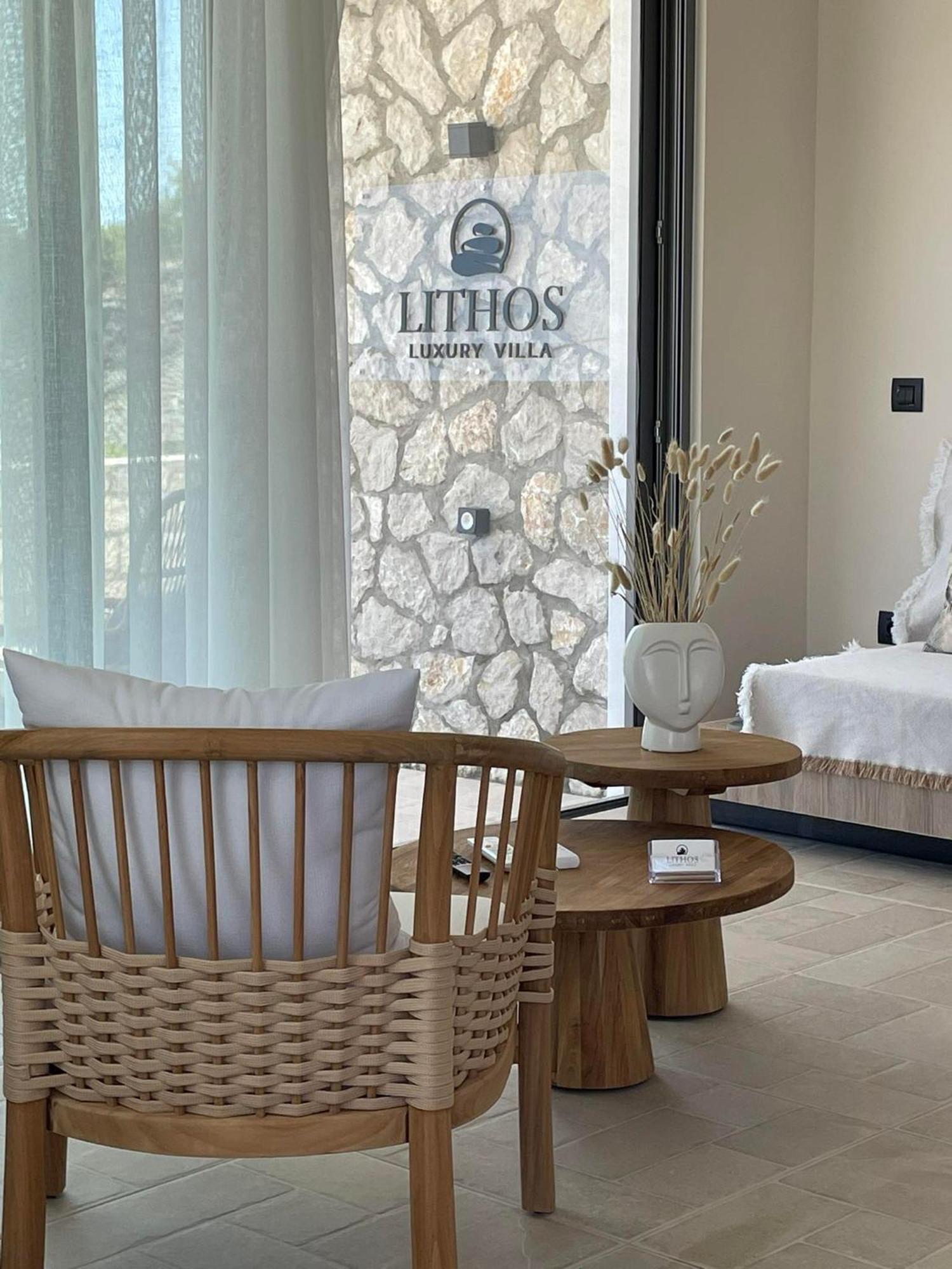 Lithos Luxury Villa Архангелос Экстерьер фото