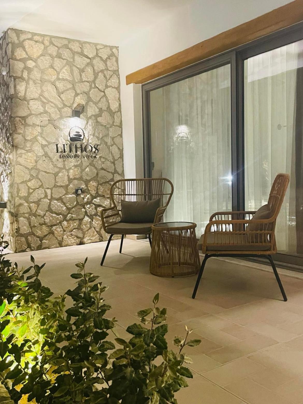 Lithos Luxury Villa Архангелос Экстерьер фото